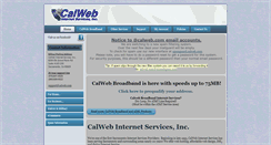 Desktop Screenshot of calweb.com