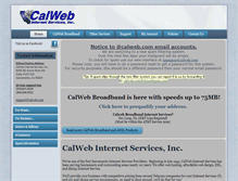 Tablet Screenshot of calweb.com
